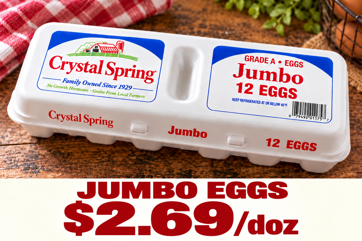 Crystal Springs White Eggs