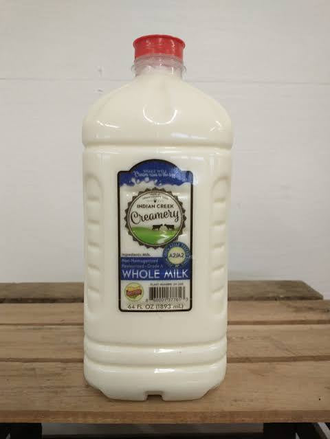 Indian Creek A2A2 Milk (Half Gal)