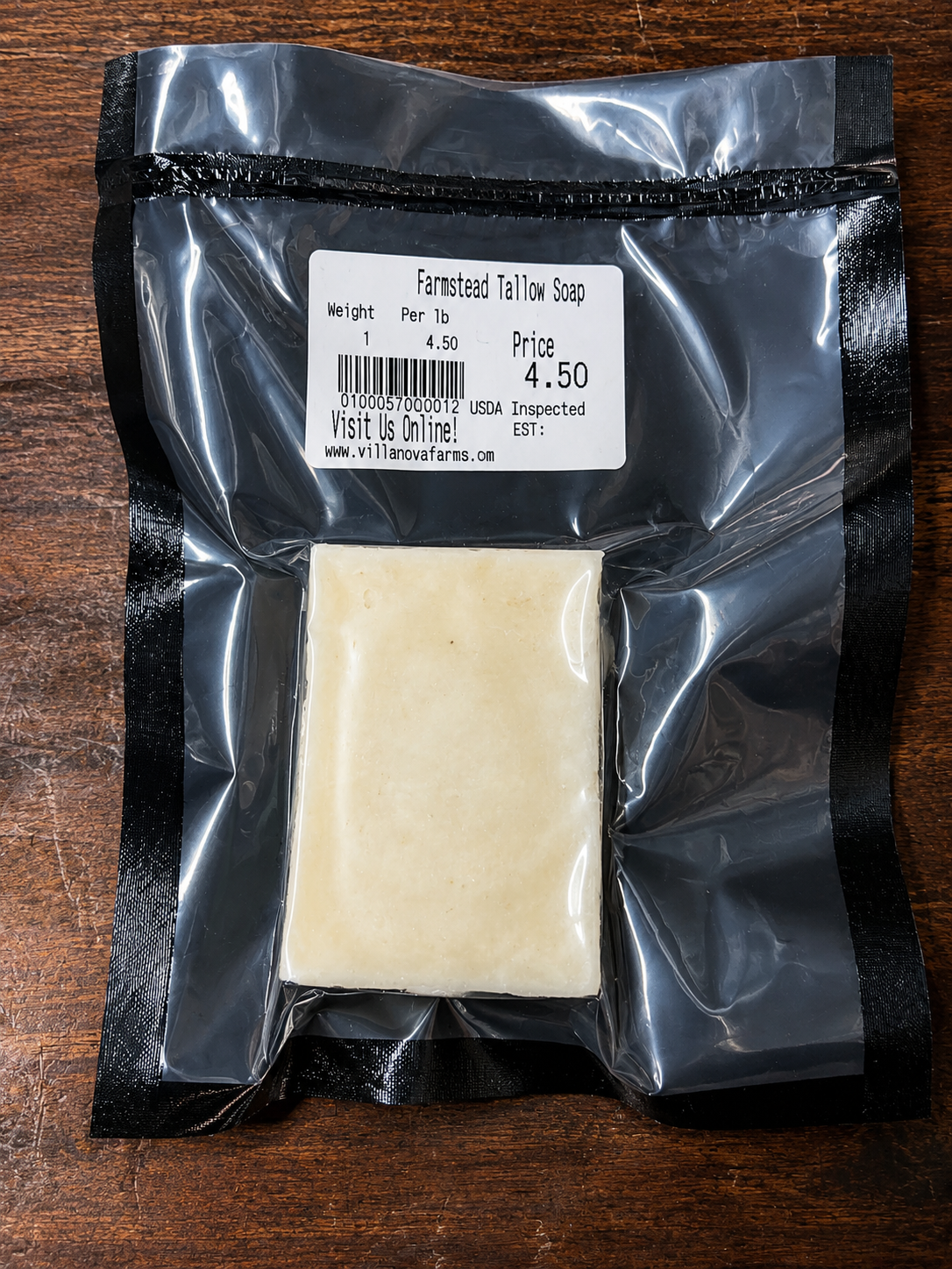 Farmstead Tallow Soap - Local Pickup Only
