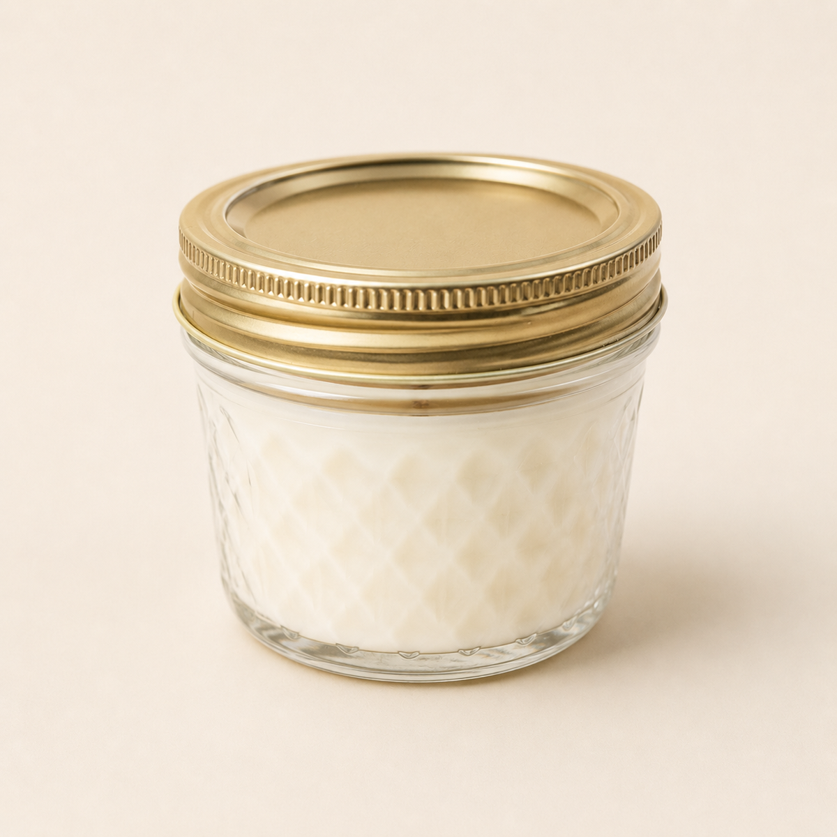 Tallow Candle - White, Small