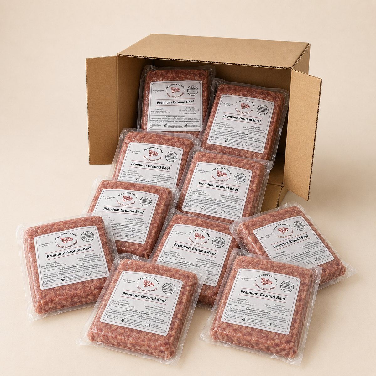80/20 Black Angus Ground Beef Box - 10lb